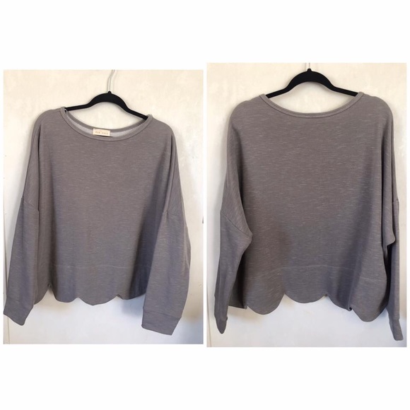 Raw Edge Pullover - Picture 2 of 2